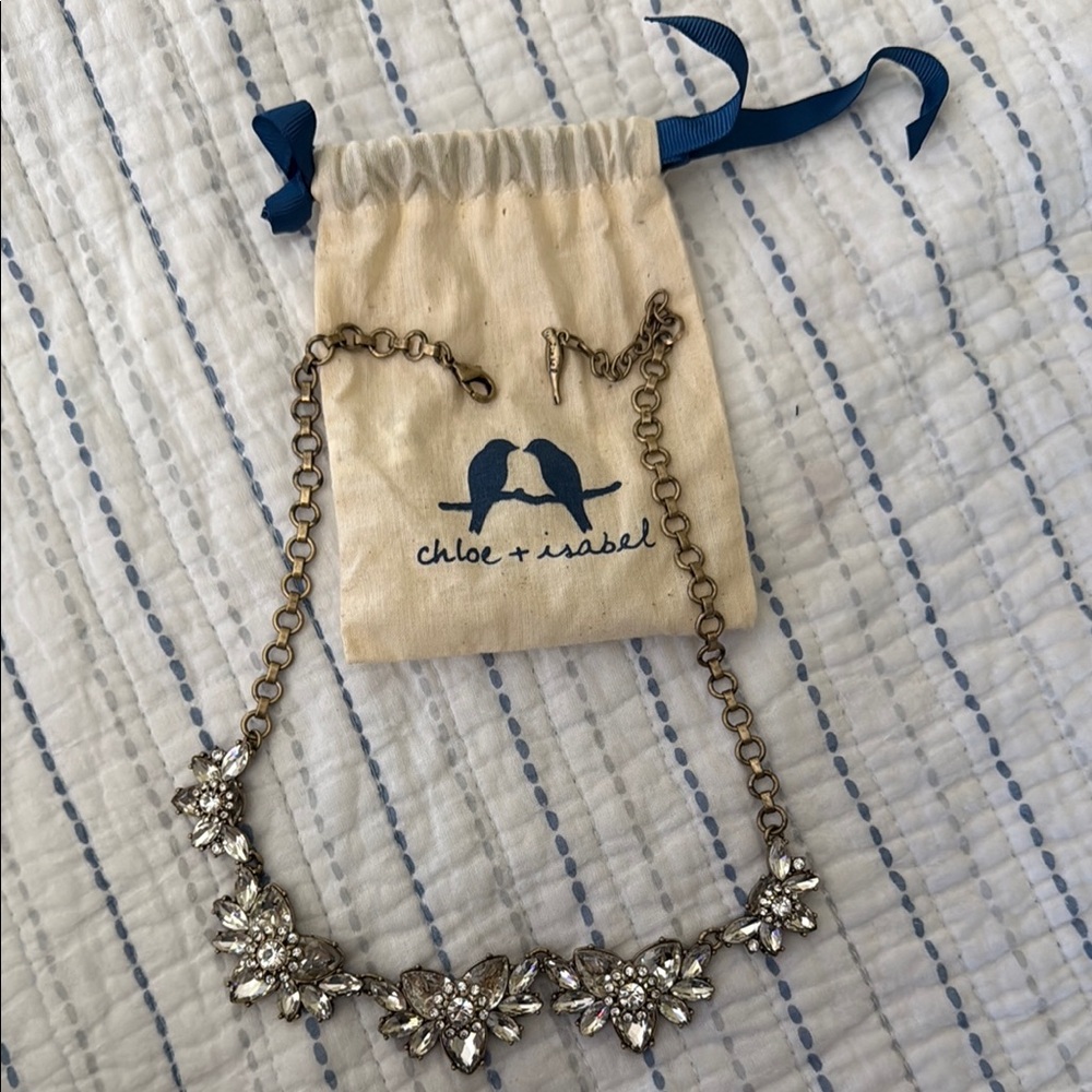 Pre-loved Chloe + Isabel Crystal Flower Necklace
